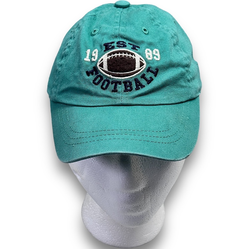 The Children's Place Boys Football 1989 Baseball Hat Teal Green 18-24 Months